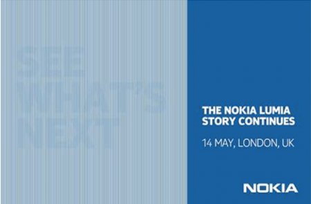 Nokia анонсирует новую Nokia Lumia 14 мая в Лондоне