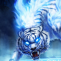 Blue tiger