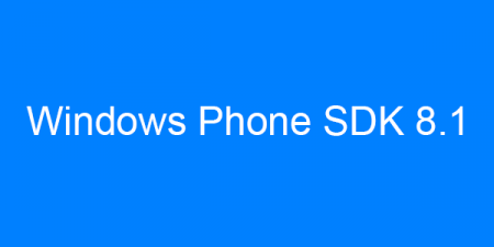 Windows Phone SDK 8.1