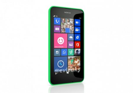 Nokia Lumia 630 - первый рендер от Evleaks