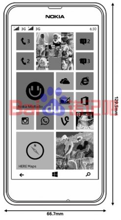 В китайской социальной сети засветилась схема Nokia Lumia 635
