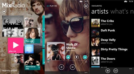 Nokia MixRadio для Nokia Lumia получило обновление