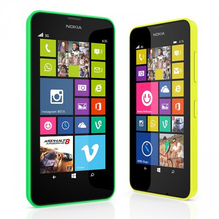 Nokia Lumia 630 и Nokia Lumia 635 представили на конференции Build 2014