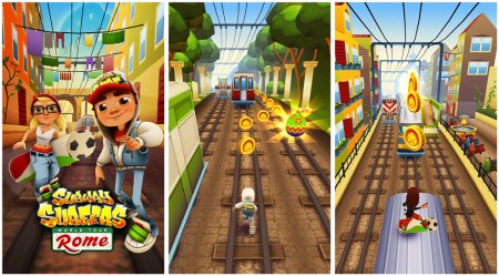 Игра Subway Surfers для Windows Phone переносит игроков в Рим