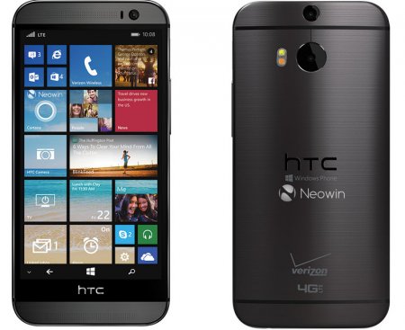 Новый рендер HTC One M8 на Windows Phone 8.1 Update 1