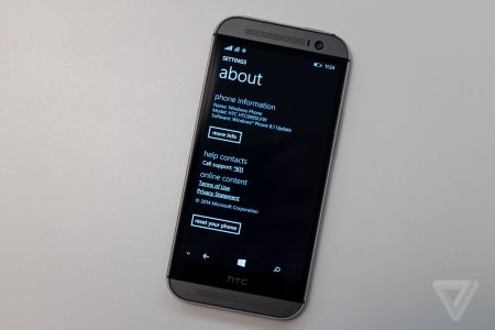 HTC One (M8) for Windows официально анонсирован для оператора Verizon