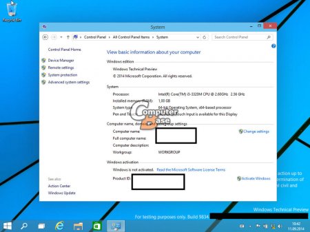 В Сеть утекла больша порция скриншотов Windows 9 Technical Preview