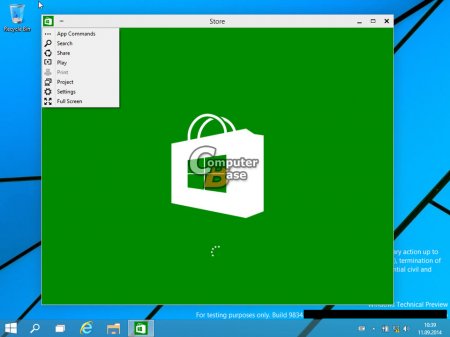 В Сеть утекла больша порция скриншотов Windows 9 Technical Preview
