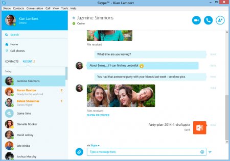 Microsoft выпустила новую предварительную версию настольной программы Skype для Windows