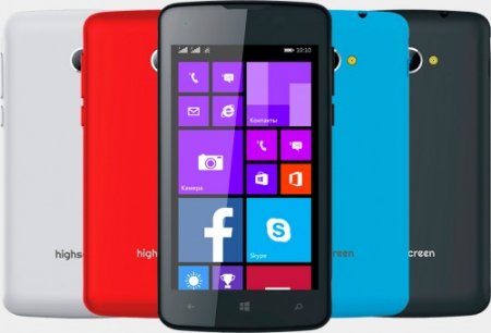 Анонсированы два новых смартфона Highscreen на Windows Phone 8.1