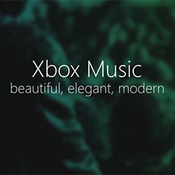 Концепт приложения «Xbox Music»