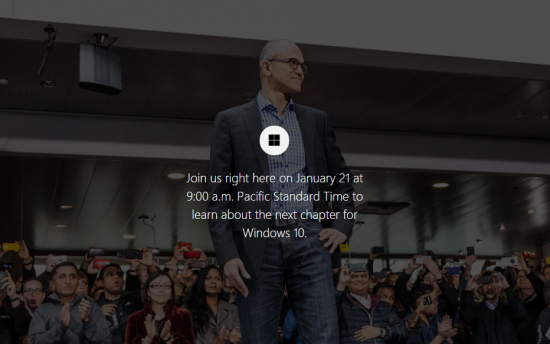 Объявлено время начала пресс-конференции, посвященной Windows 10