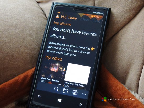 VLC Player для Windows Phone получил обновление под версией 1.0.10