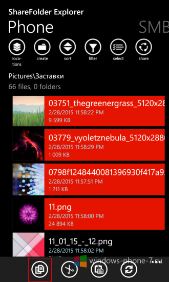 Как на Windows Phone копировать файлы по Wi-Fi на компьютер?