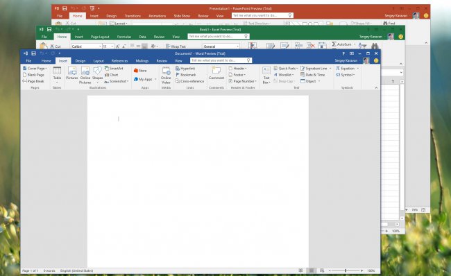 Office 2016 Preview доступен для публичного тестирования