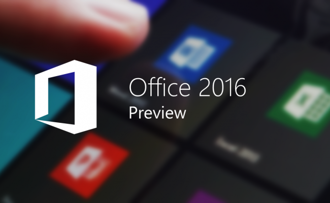 Предварительная версия Office 2016 получила обновление