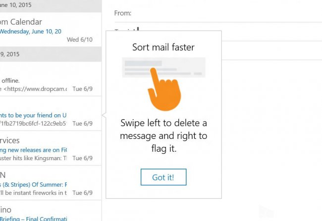 Приложения «Почта» и «Календарь» для Windows 10 на ПК и на смартфонах получили обновления