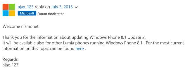 Обновление Windows Phone 8.1.2 станет доступно для большего количества смартфонов