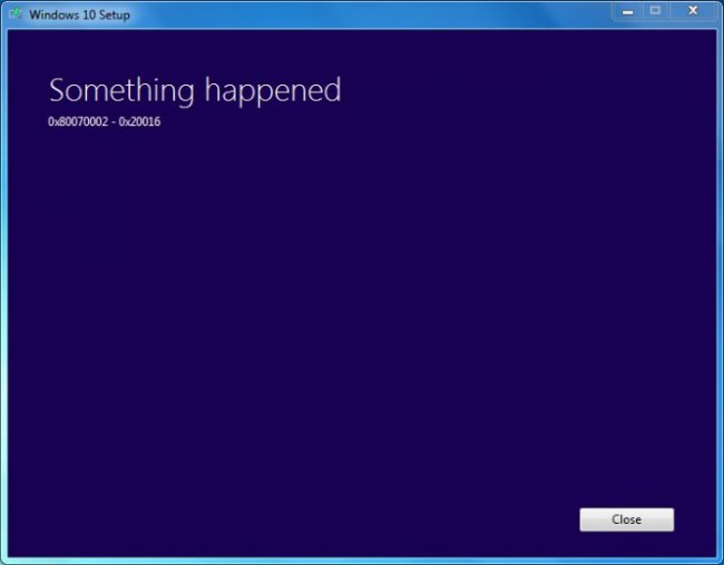 Как устранить ошибку 0х80070002 – 0х20016 при обновлении до Windows 10?