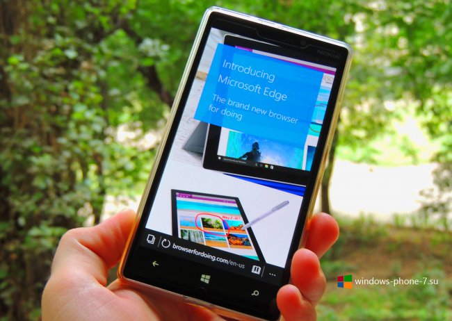 Следующая сборка Windows 10 Mobile может принести новую версию Microsoft Edge