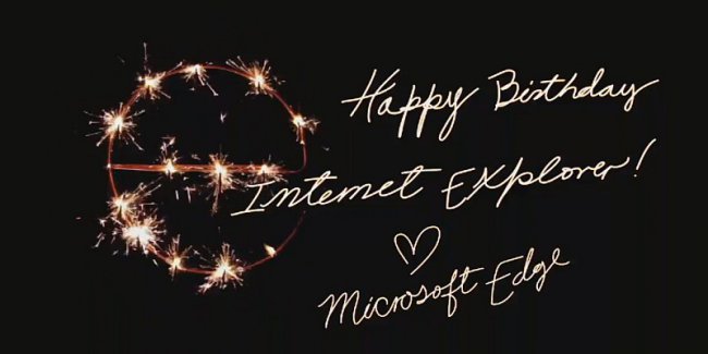 Браузеру Internet Explorer уже 20 лет