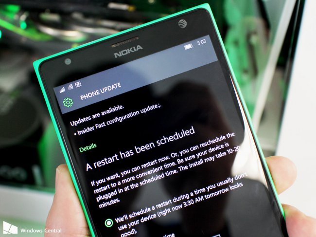 Windows 10 Mobile Build 10536 получает небольшое обновление