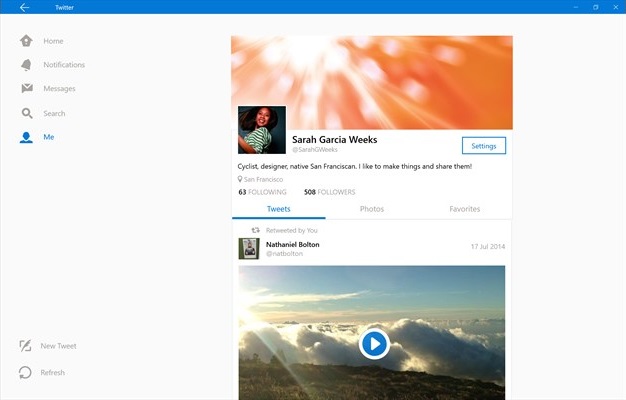 Официальный Twitter-клиент для Windows 10 получил обновление