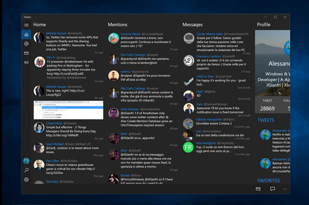 Fenice for Twitter для Windows 10 получил крупное обновление Fenice for Twitter для Windows 10 получил крупное обновление