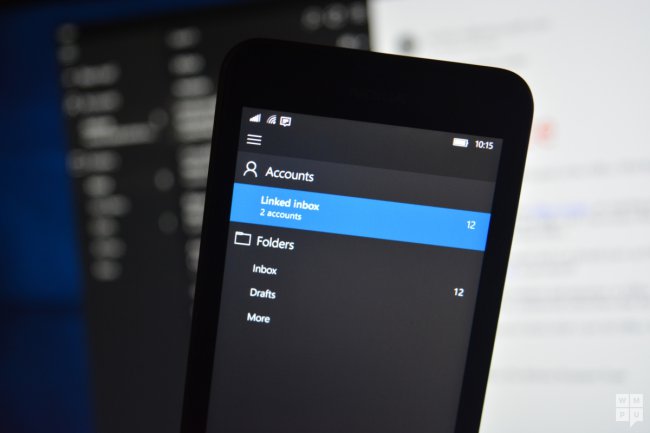 Обновление для «Почта Outlook и Календарь» на Windows 10 Mobile вернуло связанные почтовые ящики