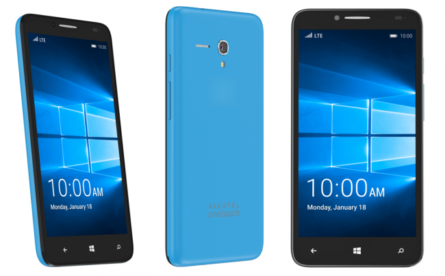 Alcatel OneTouch Fierce XL на Windows 10 Mobile будет продаваться только у T-Mobile США