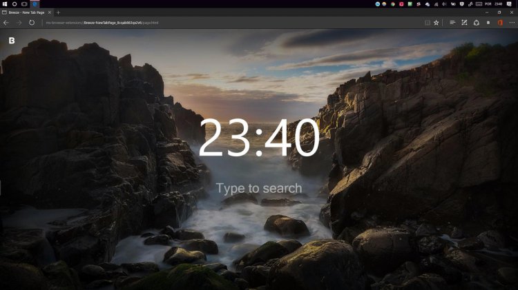 Breeze – расширение для персонализации стартовой страницы Microsoft Edge