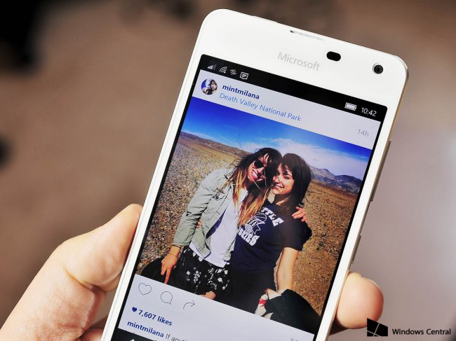 Instagram для Windows 10 Mobile обзавёлся поддержкой Continuum