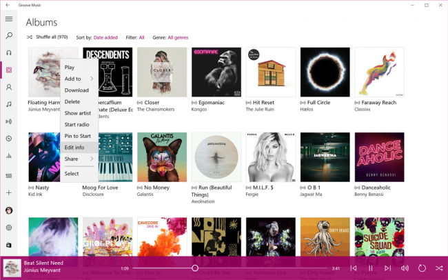 Groove Music обзавелось редактором метаданных