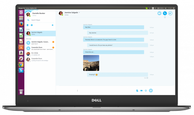 Skype для Linux получил обновление до версии 1.5